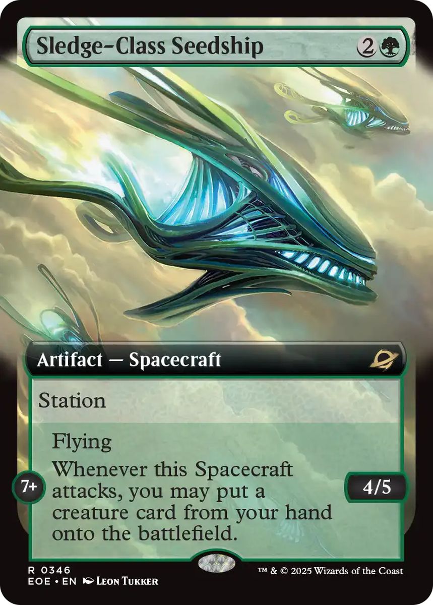 (英)【Foil】スレッジ級シードシップ / Sledge-Class Seedship ★拡張枠★【EOE】 No.346