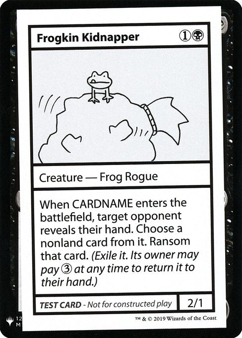 (英)Frogkin Kidnapper【MB1-TEST】 No.042