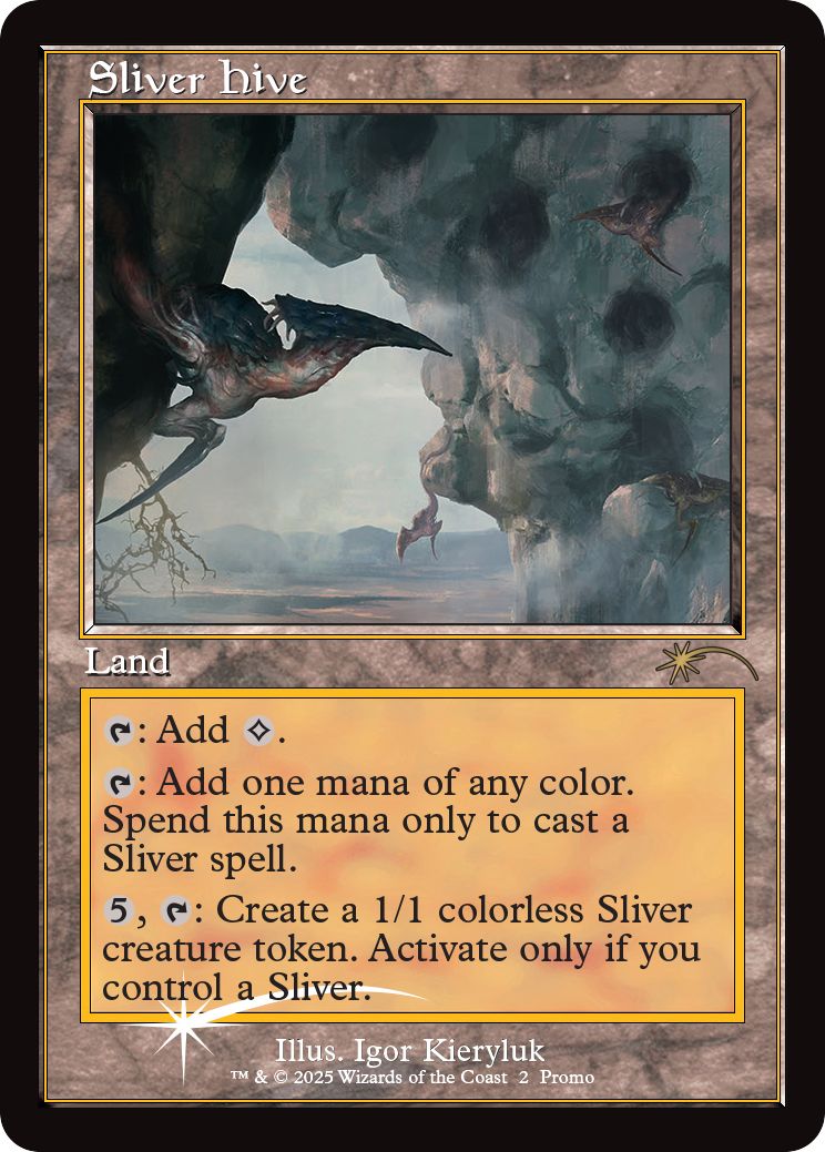 (英)【Foil】スリヴァーの巣 / Sliver Hive【PRM】 旧枠 Festival in a Boxプロモ No.273
