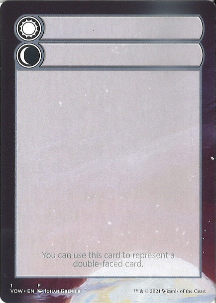 (英)両面カードの補助カード / Double-Faced Card Helper【VOW-DFC】 No.001