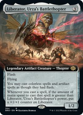 (英)ウルザの空戦艇、リベレーター号 / Liberator, Urza's Battlethopter ★拡張枠★ 【BRO】 No.364