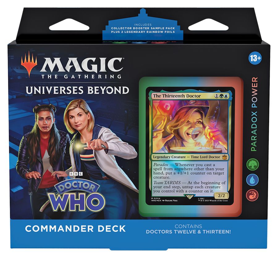 (英)ドクター・フー 統率者デッキ「パラドックスパワー」 / Doctor Who Commander Deck "Paradox Power"【BOX】 ※発送方法は「ゆうパック」を選択してください。