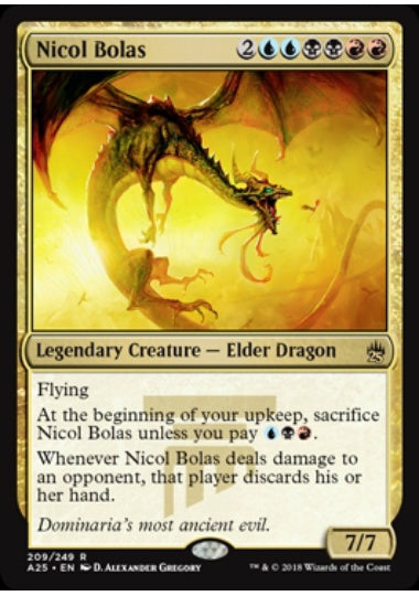 (英)【Foil】ニコル・ボーラス / Nicol Bolas【A25】 No.209