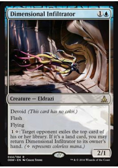(英)【Foil】次元潜入者 / Dimensional Infiltrator【OGW】 No.044