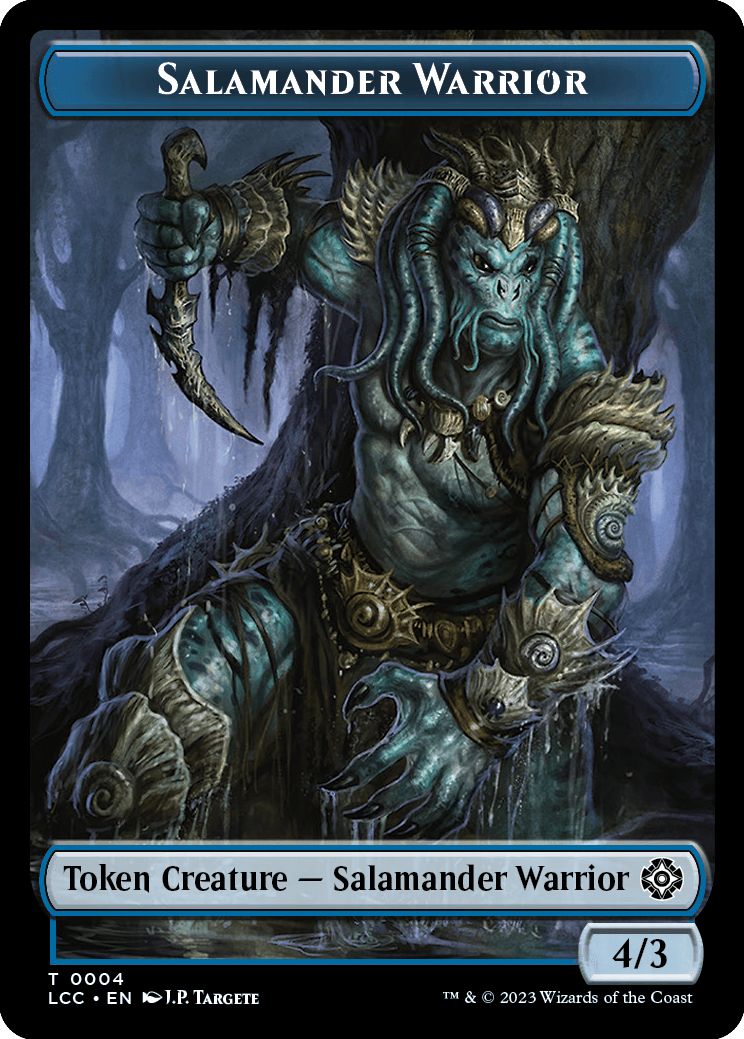 (英)サラマンダー・戦士トークン / Salamander Warrior Token No.004 - 宝物トークン / Treasure Token【LCC-TOKEN】 No.018
