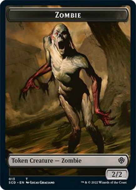 (英)ゾンビトークン / Zombie Token No.013 - ゾンビ・騎士トークン / Zombie Knight Token【SCD-TOKEN】 No.015