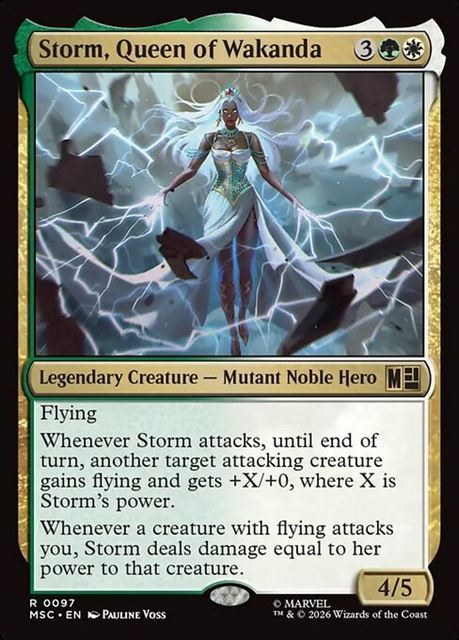 (英)ワカンダの女王、ストーム / Storm, Queen of Wakanda【MSC】 No.097