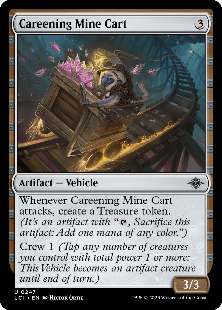 (英)【Foil】暴走トロッコ / Careening Mine Cart【LCI】 No.247