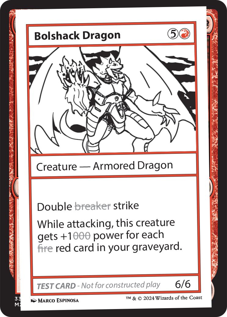 (英)Bolshack Dragon【MB2-TEST】 No.322