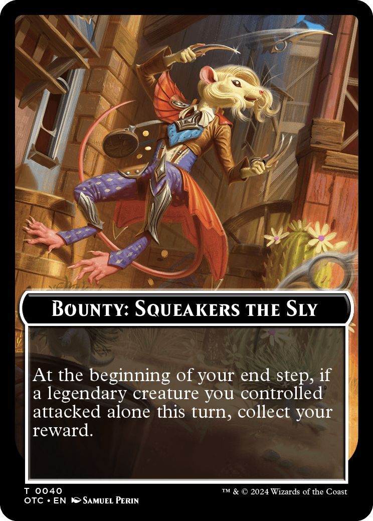 (英)賞金首：小狡い鳴き鼠 / Bounty: Squeakers the Sly【OTC-TOKEN】 No.040
