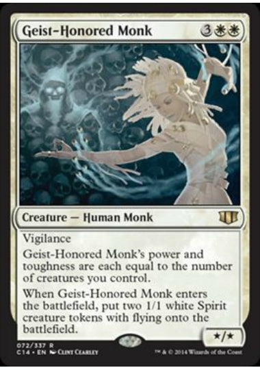 (英)霊誉の僧兵 / Geist-Honored Monk【C14】 No.072