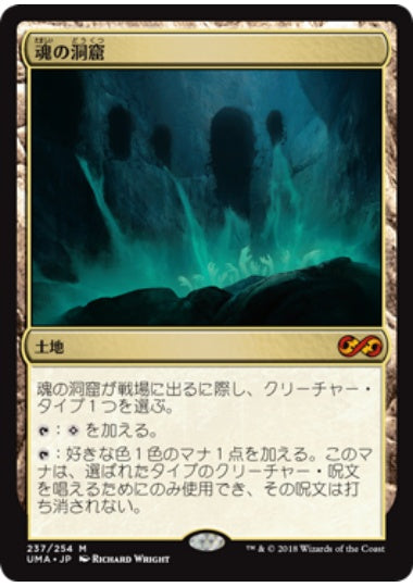 (日)【Foil】魂の洞窟 / Cavern of Souls【UMA】 No.237