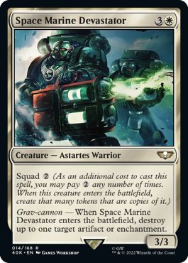 (英)スペースマリーン・デヴァステイター / Space Marine Devastator【40K】 No.014
