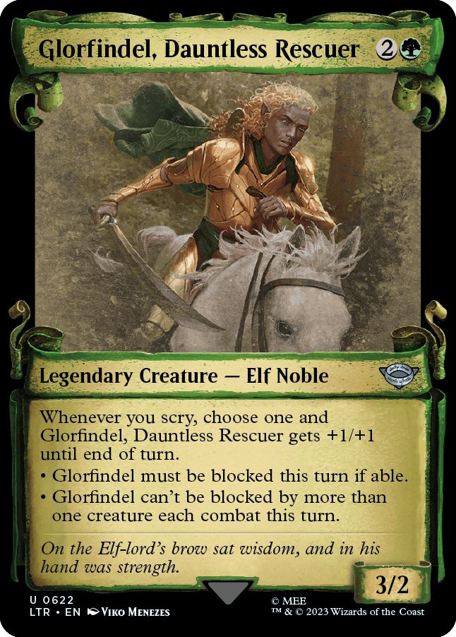 (英)勇敢なる救い手、グロールフィンデル / Glorfindel, Dauntless Rescuer ★ショーケース枠★(中つ国の巻物) 【LTR】 No.622
