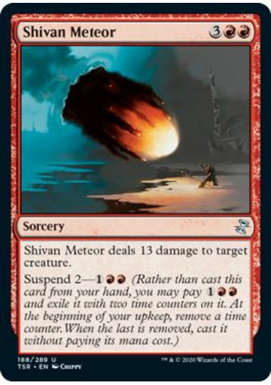 (英)シヴ山の隕石 / Shivan Meteor【TSR】 No.188