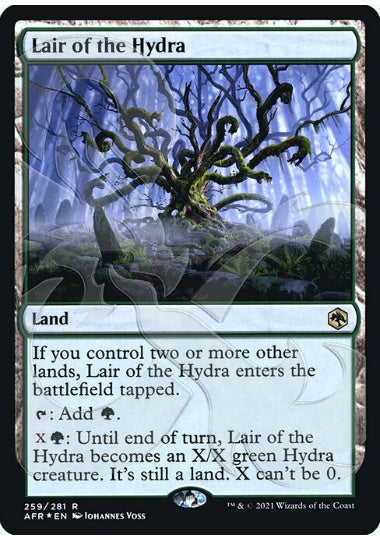 (英)【Foil】ハイドラの巣 / Lair of the Hydra ★アンパサンド・カード★【AFR】 No.259