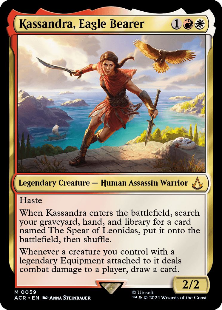 (英)【Foil】鷹持ち、カサンドラ / Kassandra, Eagle Bearer【ACR】 No.059