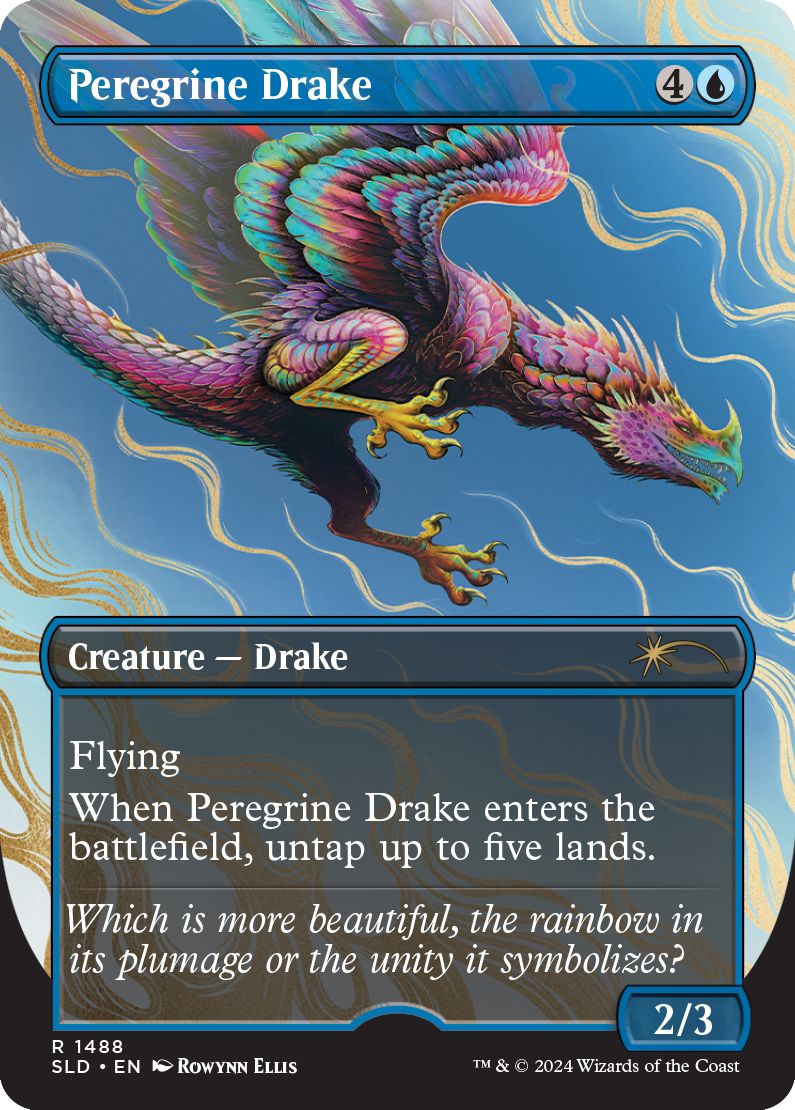 (英)【Foil】流浪のドレイク / Peregrine Drake【SLD】The Beauty of the Beasts No.1488