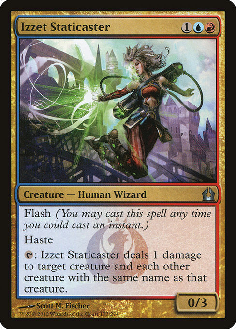 (英)イゼットの静電術師 / Izzet Staticaster【RTR】 No.173