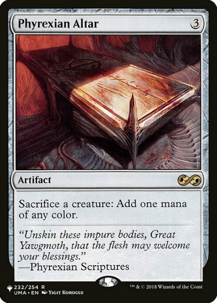 (英)ファイレクシアの供犠台 / Phyrexian Altar【LST】 No.1013
