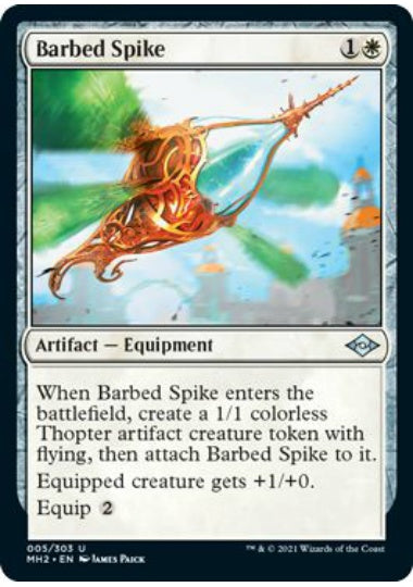 (英)【Foil】逆刺の針 / Barbed Spike【MH2】 No.005