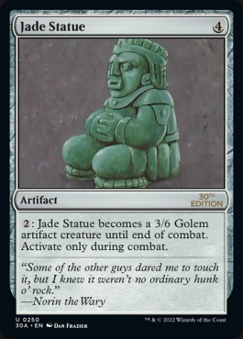(英)翡翠像 / Jade Statue【30A】 No.250 ※トーナメントで使用することはできません。