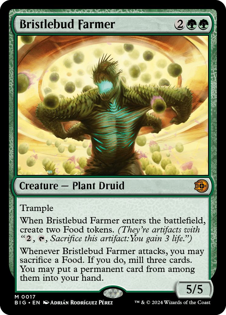 (英)【Foil】逆棘芽の農家 / Bristlebud Farmer【BIG】 No.017
