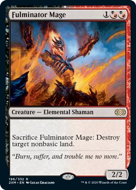 (英)【Foil】大爆発の魔道士 / Fulminator Mage【2XM】 No.196