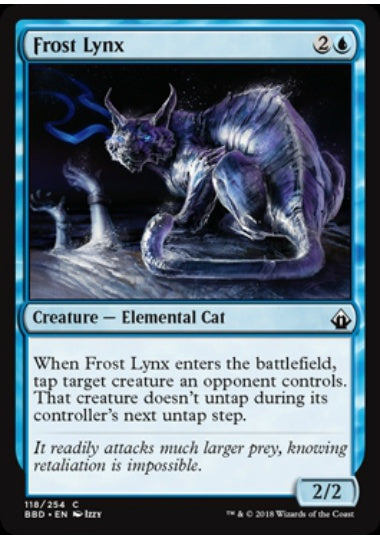 (英)【Foil】霜のオオヤマネコ / Frost Lynx【BBD】 No.118