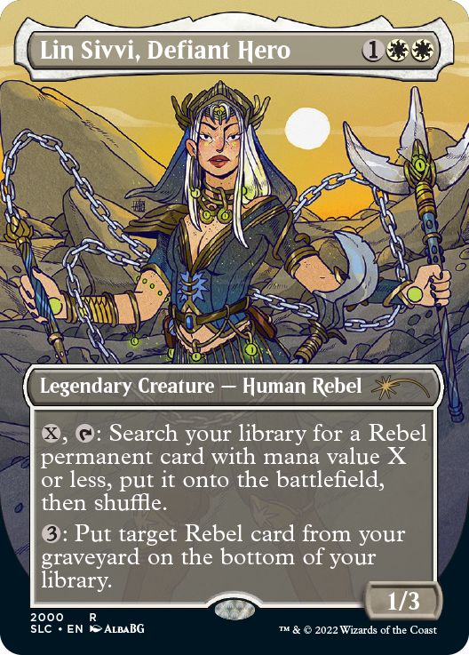 (英)【Foil】果敢な勇士リン・シヴィー / Lin Sivvi, Defiant Hero【SLC】30th Anniversary Countdown Kit No.2000
