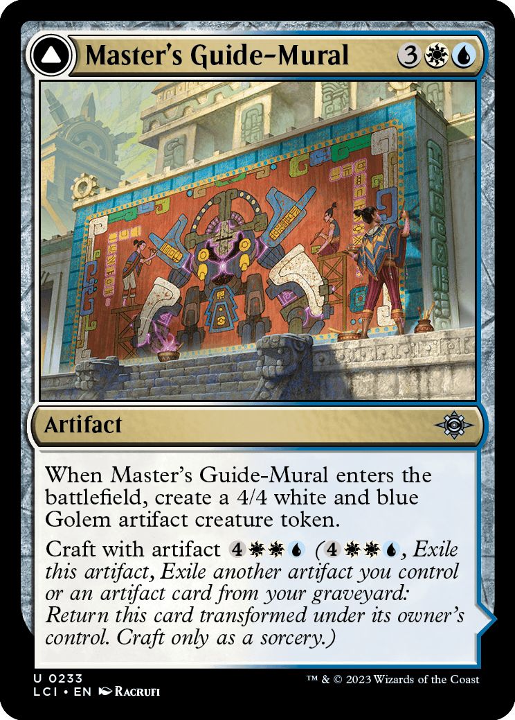 (英)【Foil】主の案内壁画 / Master's Guide-Mural - 主の組立工廠 / Master's Manufactory【LCI】 No.233