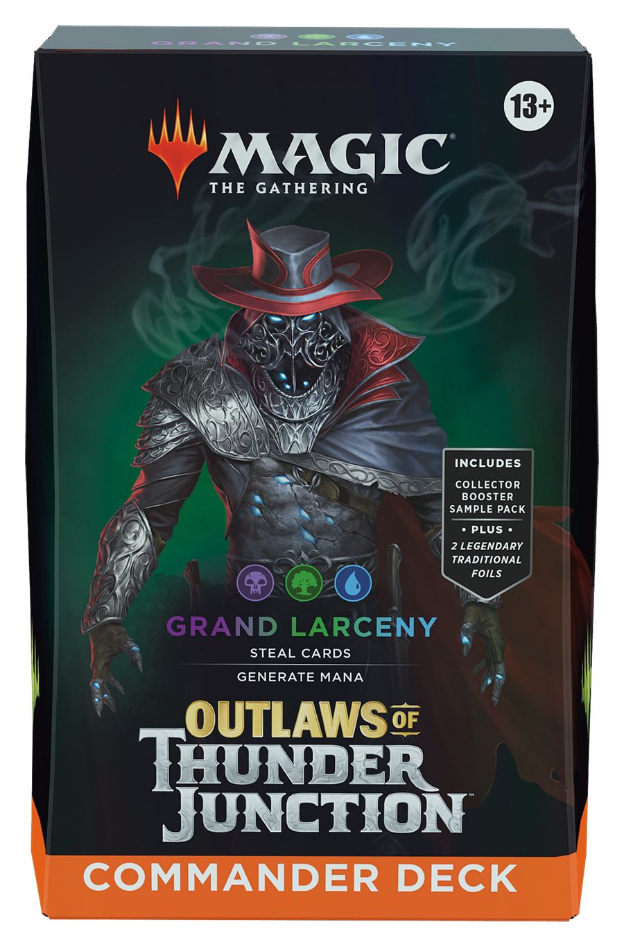 (英)サンダー・ジャンクションの無法者 統率者デッキ「重窃盗罪」 / Outlaws of Thunder Junction Commander Deck "Grand Larceny"【BOX】 ※発送方法は「ゆうパック」を選択してください。