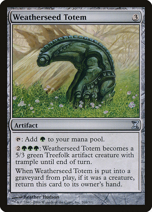 (英)【Foil】ウェザーシードのトーテム像 / Weatherseed Totem【TSP】 No.268