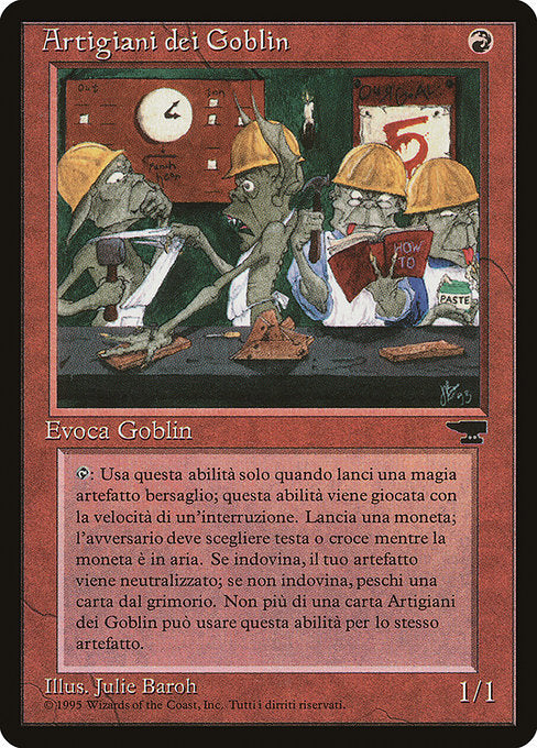 (イタリア語)Artigiani dei Goblin / Goblin Artisans【REN】 No.019
