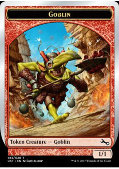 (英)【Foil】ゴブリントークン / Goblin Token【UST-TOKEN】 No.012