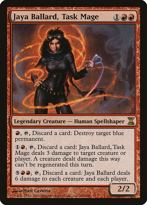(英)特務魔道士ヤヤ・バラード / Jaya Ballard, Task Mage【TSP】 No.166