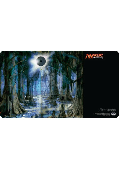 【サプライ】 ウルトラプロ グルランドプレイマット 沼 / Ultra PRO Guru Land Playmat Swamp ※発送方法は「ゆうパック」を選択してください。