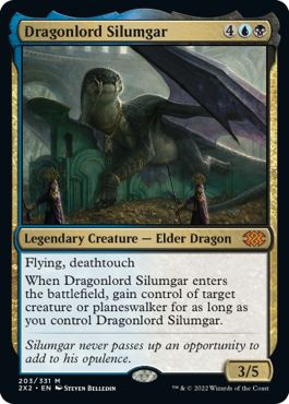(英)【Foil】龍王シルムガル / Dragonlord Silumgar【2X2】 No.203