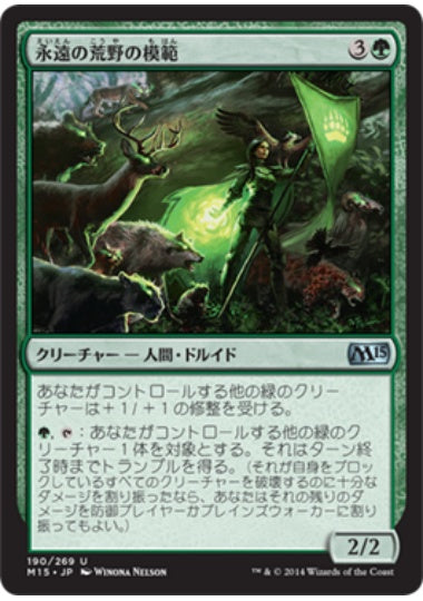 (日)【Foil】永遠の荒野の模範 / Paragon of Eternal Wilds【M15】 No.190