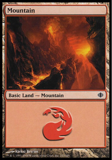(英)【Foil】山 / Mountain【ALA】 No.243
