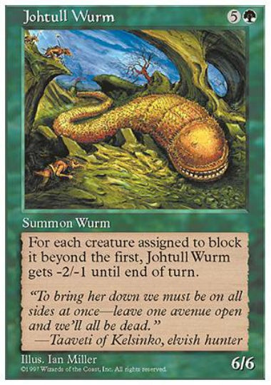 (英)ジョータル・ワーム / Johtull Wurm【5ED】 No.306