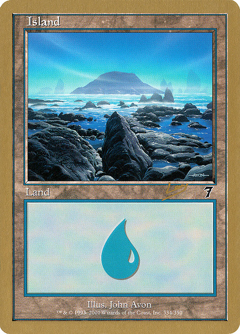 (英)島 / Island【WC02】 World Championship Decks 2002 Raphael Levy 金枠 No.104