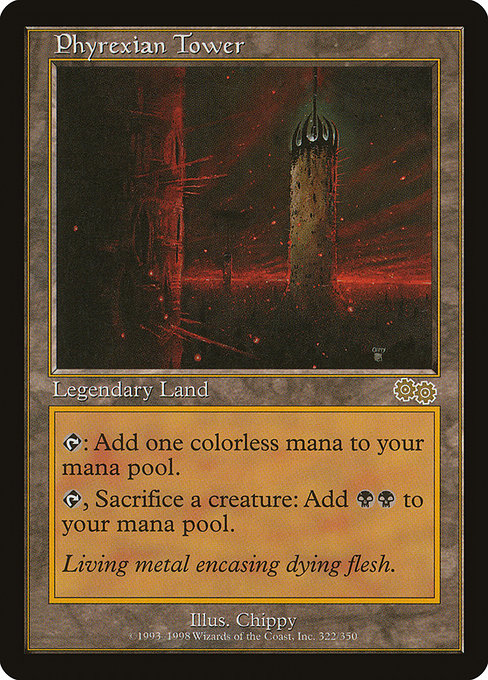 (英)ファイレクシアの塔 / Phyrexian Tower【USG】 No.322