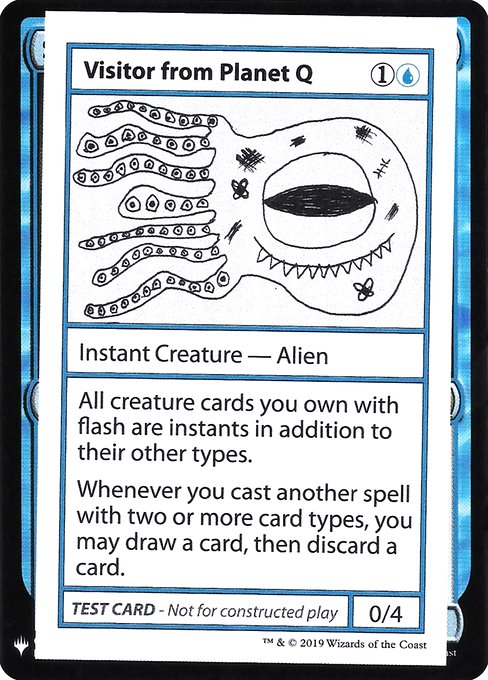 (英)Visitor from Planet Q【MB1-TEST】 No.033