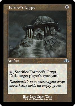 (英)【Foil】トーモッドの墓所 / Tormod's Crypt ★ショーケース枠★(旧枠加工カード) 【DMR】 No.388