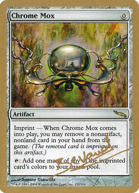 (英)金属モックス / Chrome Mox【WC04】 World Championship Decks 2004 Manuel Bevand 金枠 No.050