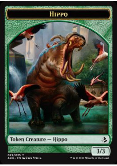 (英)カバトークン / Hippo Token【AKH-TOKEN】 No.022