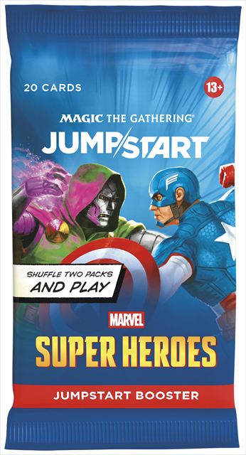 (英)『マジック：ザ・ギャザリング | マーベル スーパー・ヒーローズ』 ジャンプスタート・ブースターパック / Magic: The Gathering | Marvel Super Heroes Jumpstart Booster Pack【BOX】 ※5個以上購入の場合、発送方法は「ゆうパック」を選択してください。