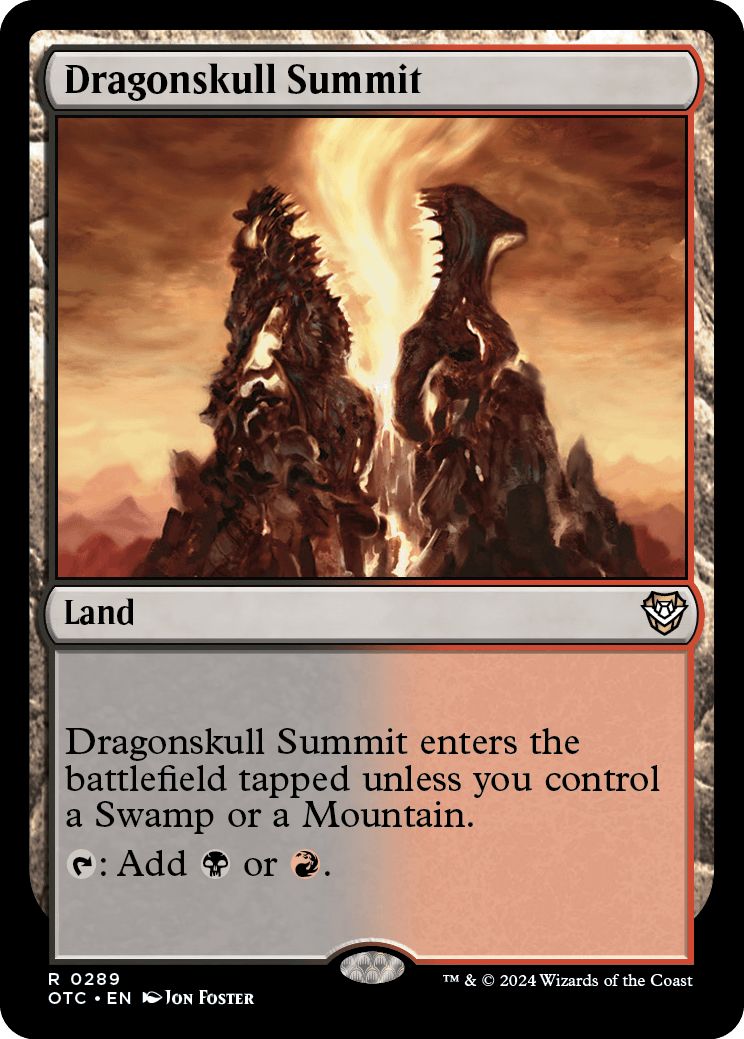 (英)竜髑髏の山頂 / Dragonskull Summit【OTC】 No.289