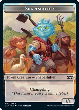 (英)多相の戦士トークン / Shapeshifter Token【2XM-TOKEN】 No.002